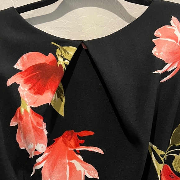 Alyx Black Floral Dress size 12 - Picture 6 of 11